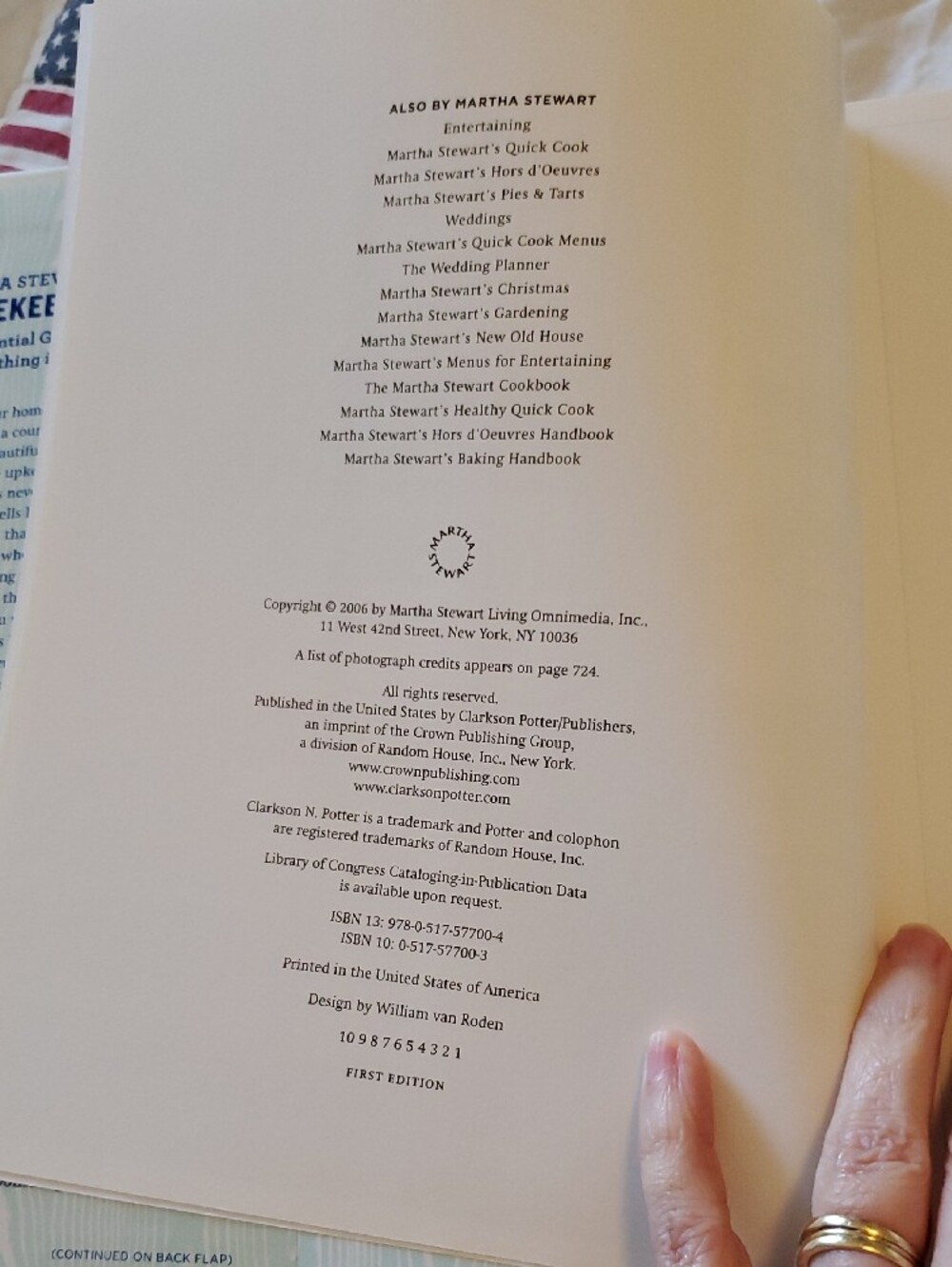 Martha Stewart Homekeeping Handbook — Excellant Condition - Picture 8 of 9